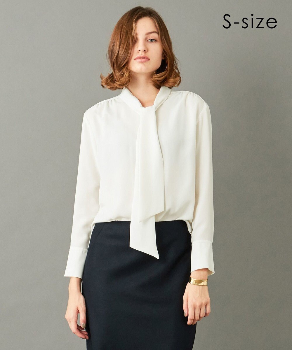 S Size Stow ボウタイブラウス Beige ファッション通販 公式通販 オンワード クローゼット