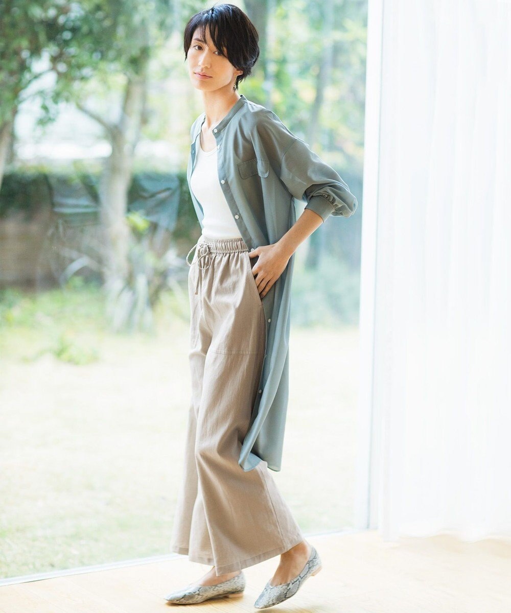 シアーバンド シャツワンピース Any Fam L ファッション通販 公式通販 オンワード クローゼット