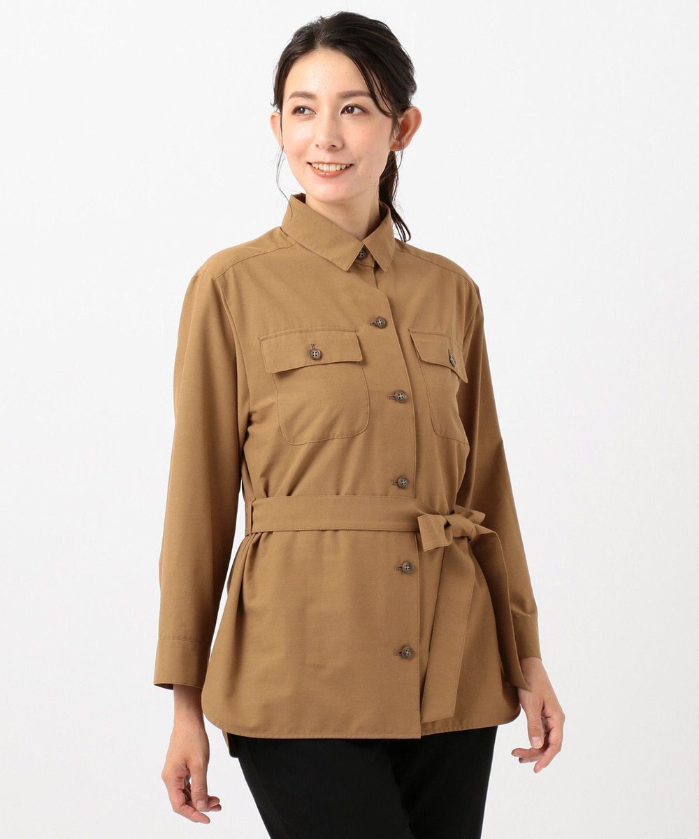 J.PRESS LADIES 【洗える】キュプタスドライ ブラウス 