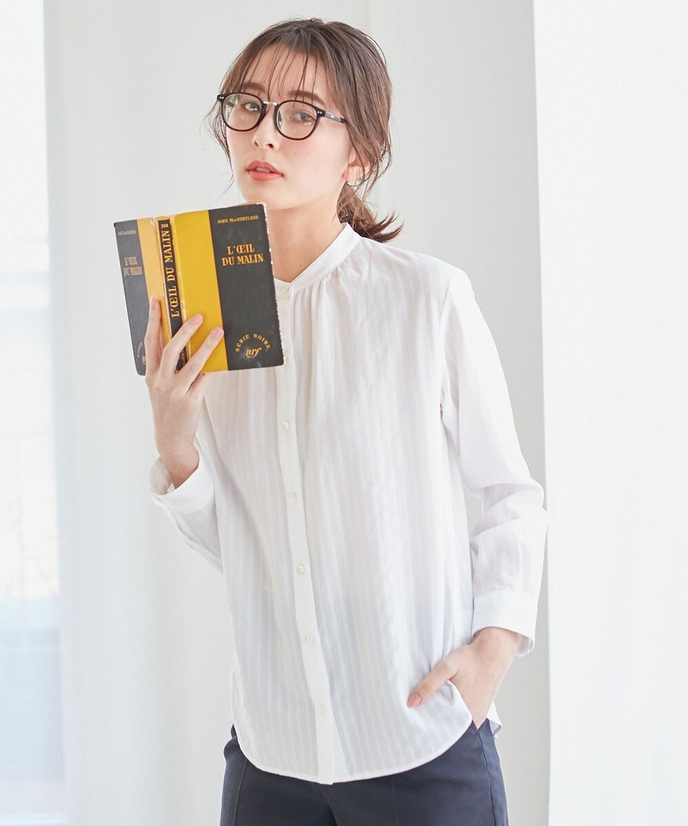 洗える シャドーストライプバンドカラー ブラウス J Press Ladies L ファッション通販 公式通販 オンワード クローゼット 洗える シャドーストライプバンドカラー ブラウス J Press Ladies L ファッション通販 公式通販 オンワード クローゼット