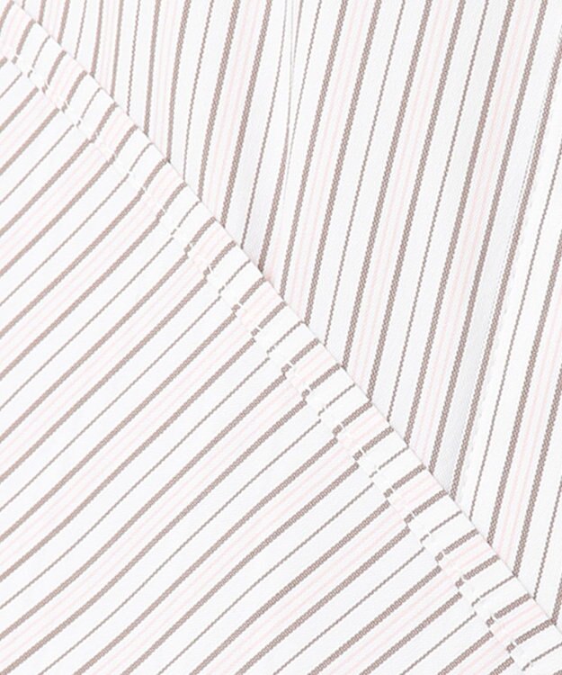 J.PRESS LADIES L 【洗える】SOMELOS JOYCE バンドカラー シャツ ピンク系1