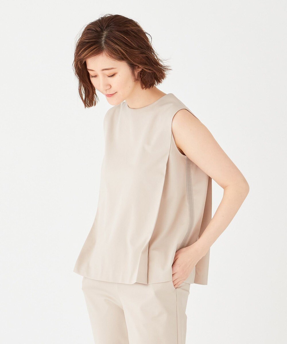 【オンワード】 Paul Smith>トップス 【洗える!】 コンフォータブルテーラリング ブラウス ベージュ 44L レディース 【送料無料】