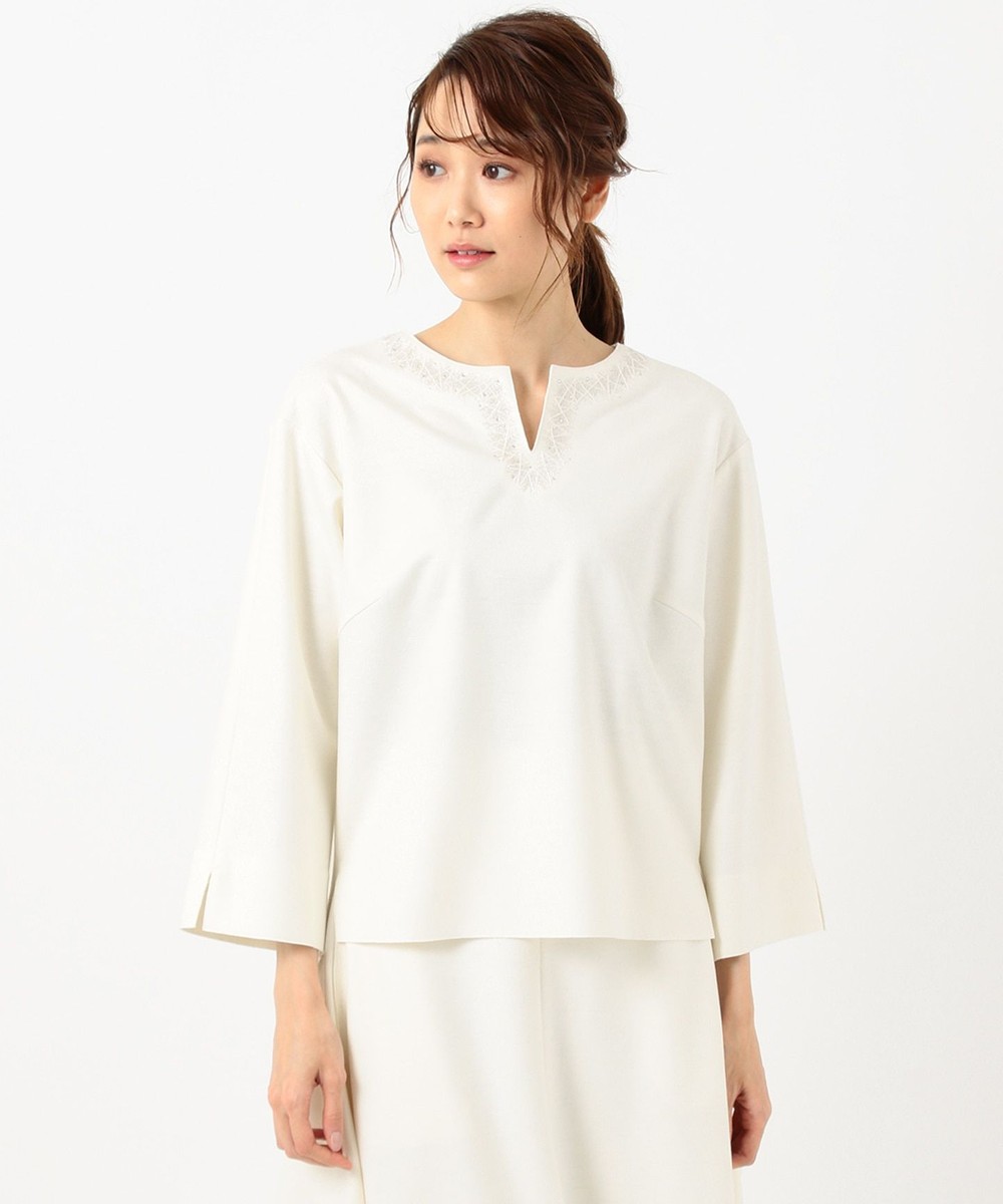 【オンワード】 自由区>トップス 【Class Lounge】AQUA LEGEND プルオーバー カーキ 40 レディース 【送料無料】