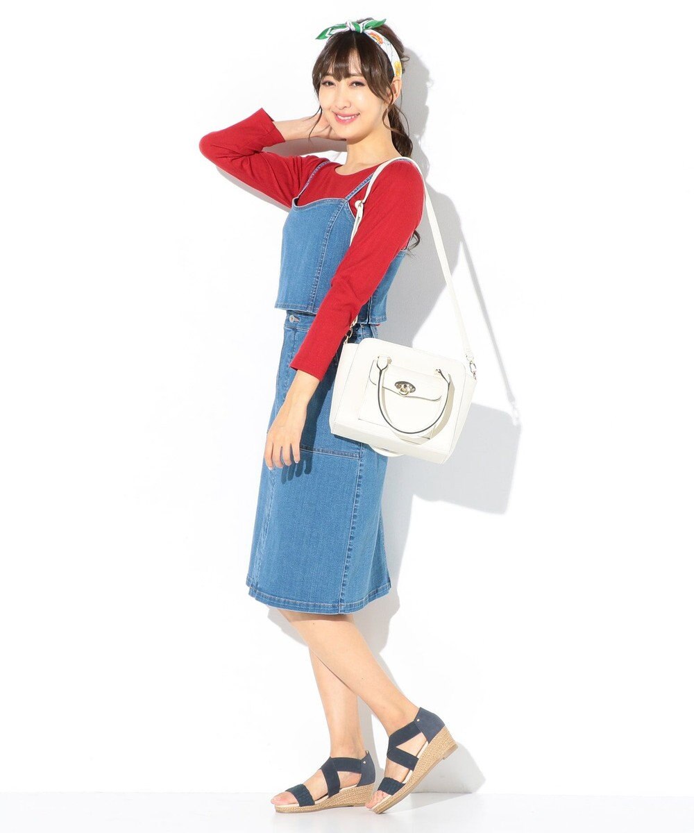 ANY SIS 【ハイストレッチ】CONE denim ビスチェ 