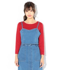 ANY SIS 【ハイストレッチ】CONE denim ビスチェ