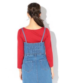 ANY SIS 【ハイストレッチ】CONE denim ビスチェ