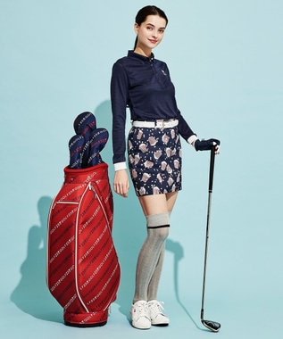 新品 23区GOLF レディース ゴルフ スカート 赤チェック Lサイズ