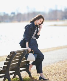 J.PRESS LADIES 【3点セット・A4サイズ収納可】クラシック マトリョーシカ トートバッグ