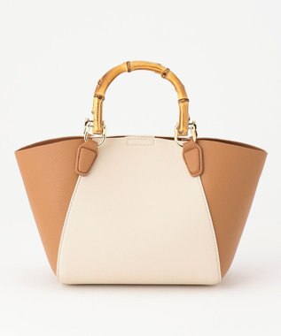 J.PRESS LADIES 【3点セット・A4サイズ収納可】クラシック マトリョーシカ トートバッグ キャメル系