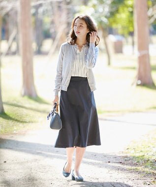 J.PRESS LADIES 【3点セット・A4サイズ収納可】クラシック マトリョーシカ トートバッグ ネイビー系