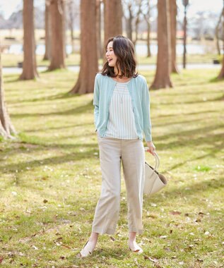 J.PRESS LADIES 【3点セット・A4サイズ収納可】クラシック マトリョーシカ トートバッグ ライトグレー系