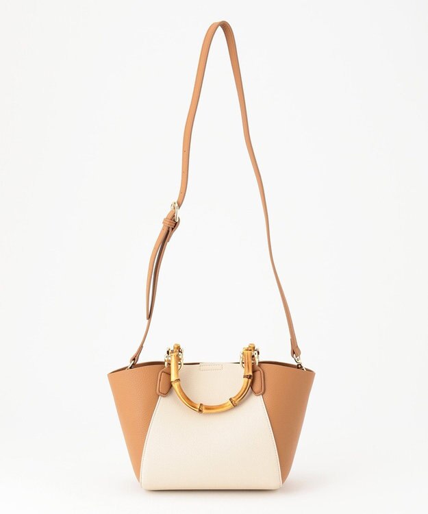 J.PRESS LADIES 【3点セット・A4サイズ収納可】クラシック マトリョーシカ トートバッグ キャメル系