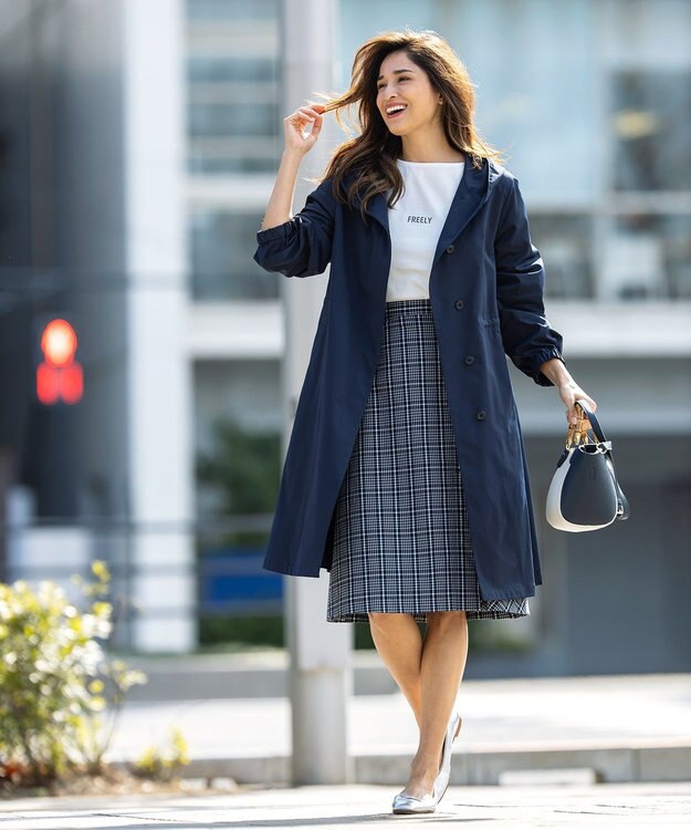 J.PRESS LADIES 【3点セット・A4サイズ収納可】クラシック マトリョーシカ トートバッグ ネイビー系