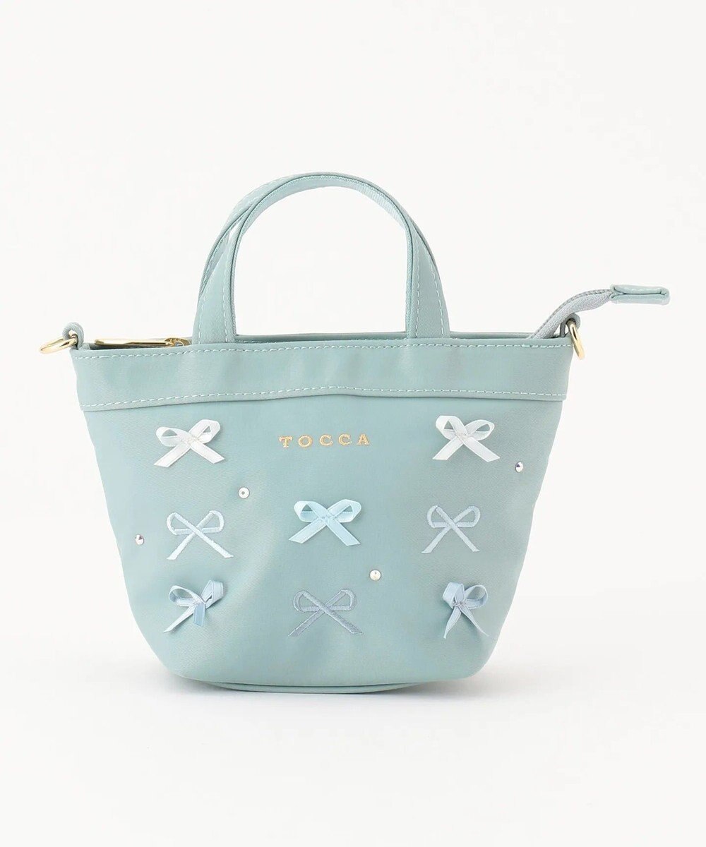 スにリボン TOCCA - もえまま様専用 TOCCA TRIM RIBBON TOTE トート