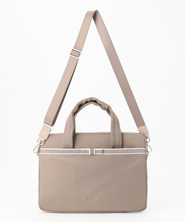 TOCCA 【撥水】TINY RIBBON PCバッグ ベージュ系