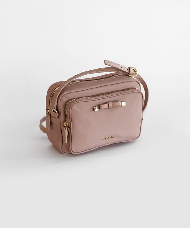 TOCCA CARRE NYLON BAG ショルダーバッグ ピンク系