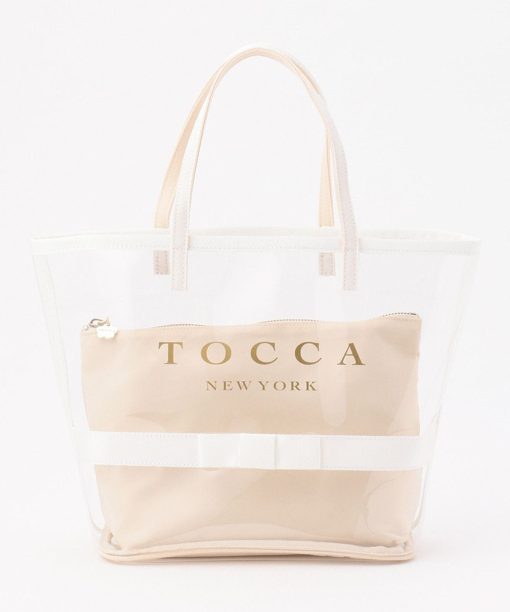TOCCA 【WEB限定カラー有】PVC TOTE トートバッグ ホワイト系