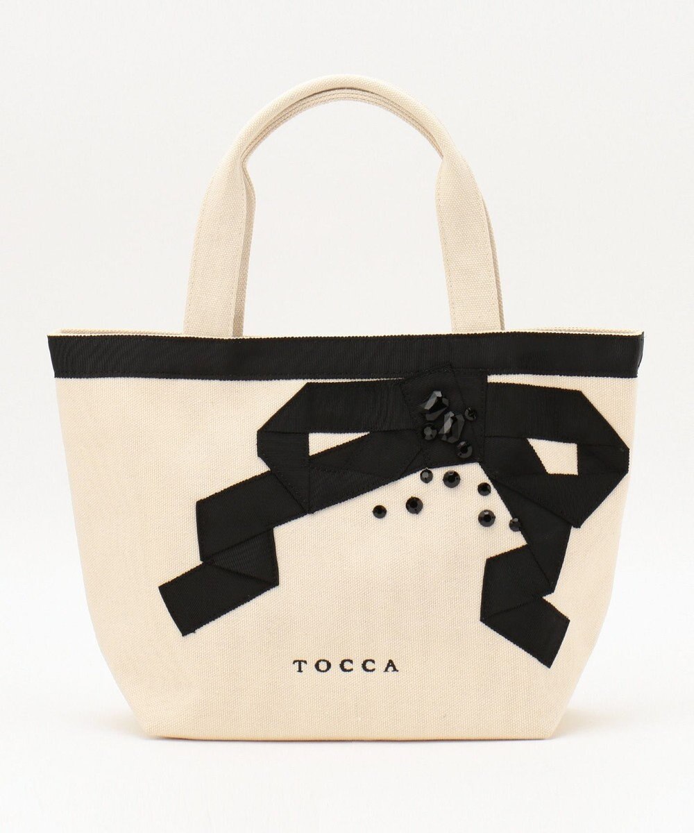 TOCCA HOLIDAY CANVAS トートバッグ アイボリー系