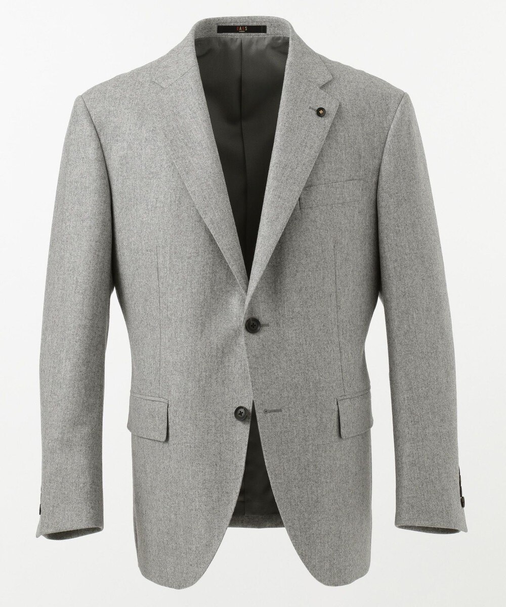 【オンワード】 DAKS>ジャケット/アウター ファインメリノフランネル ジャケット ライトグレー AB5 メンズ 【送料無料】