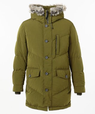 JOSEPH ABBOUD MOUNTAIN PE/NYピーチ コート カーキ系