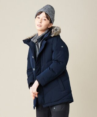 JOSEPH ABBOUD MOUNTAIN PE/NYピーチ コート カーキ系