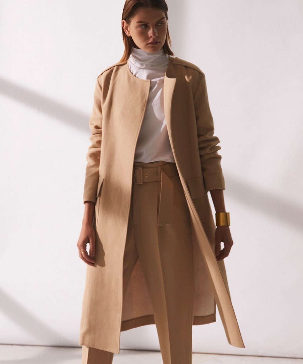Rouen ノーカラーコート Beige ファッション通販 公式通販 オンワード クローゼット Rouen ノーカラーコート Beige ファッション通販 公式通販 オンワード クローゼット
