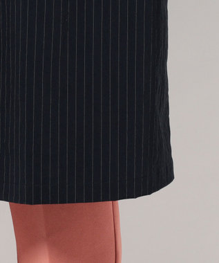 Nylon Stripe コート, ネイビー系1, 0