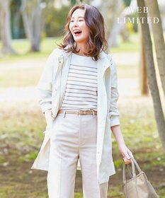 WEB限定色あり】洗えるヒーリングタフタ ロングブルゾン / J.PRESS  