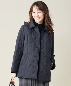 【フード取り外し可/撥水加工】コンパクトタフタプレミアム撥水 コート