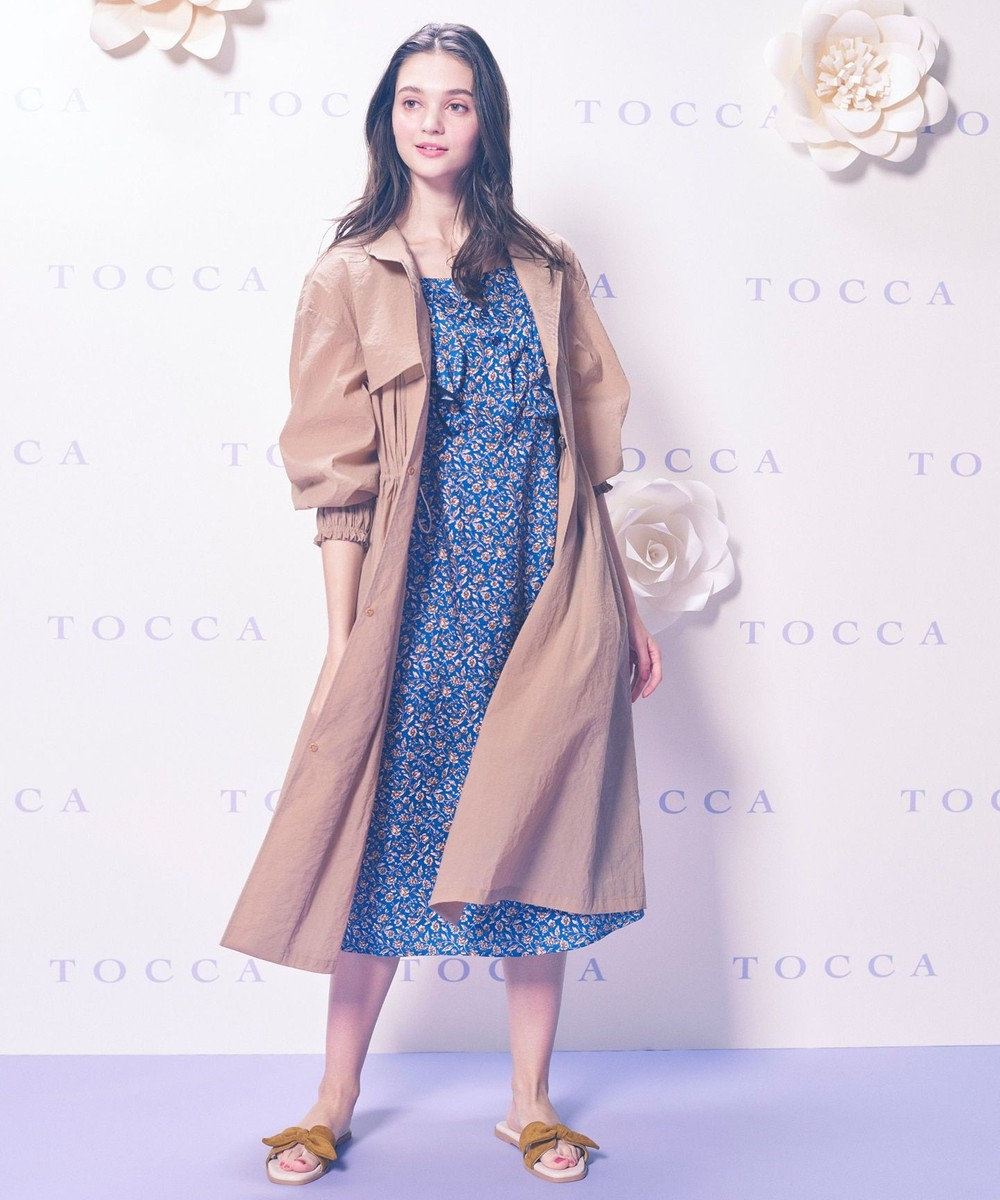 TOCCA 【TOCCA LAVENDER】Pocketable Spring Coat コート キャメル系