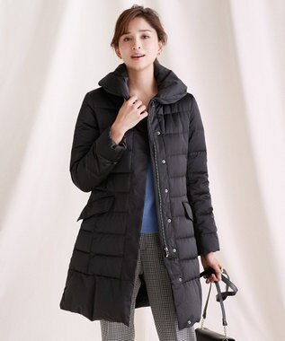 マガジン掲載 サテンタフタ ロングダウンコート 検索番号r35 自由区 ファッション通販 公式通販 オンワード クローゼット