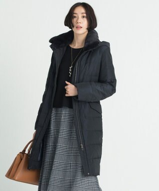 マガジン掲載 Limonta ファー付きダウンロングコート 検索番号r28 自由区 ファッション通販 公式通販 オンワード クローゼット