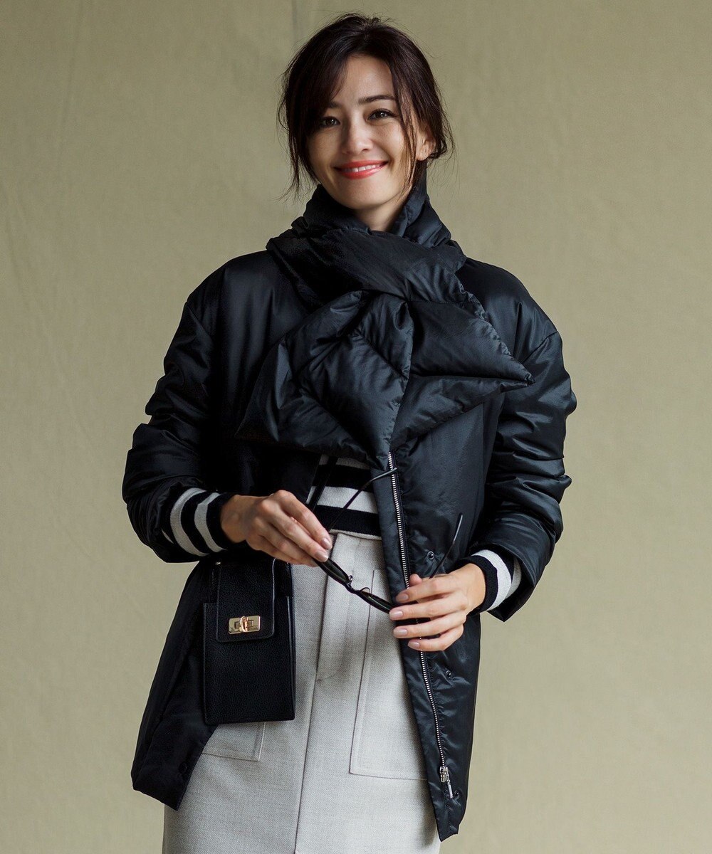 Mi Mollet掲載 ストール付 Adsダウンショート コート 検索番号k24 23区 L ファッション通販 公式通販 オンワード クローゼット