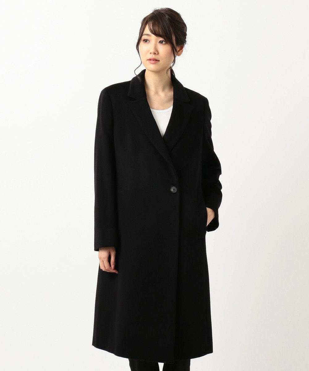 【数量限定】Pure Cashmere コート, ブラック系, 0
