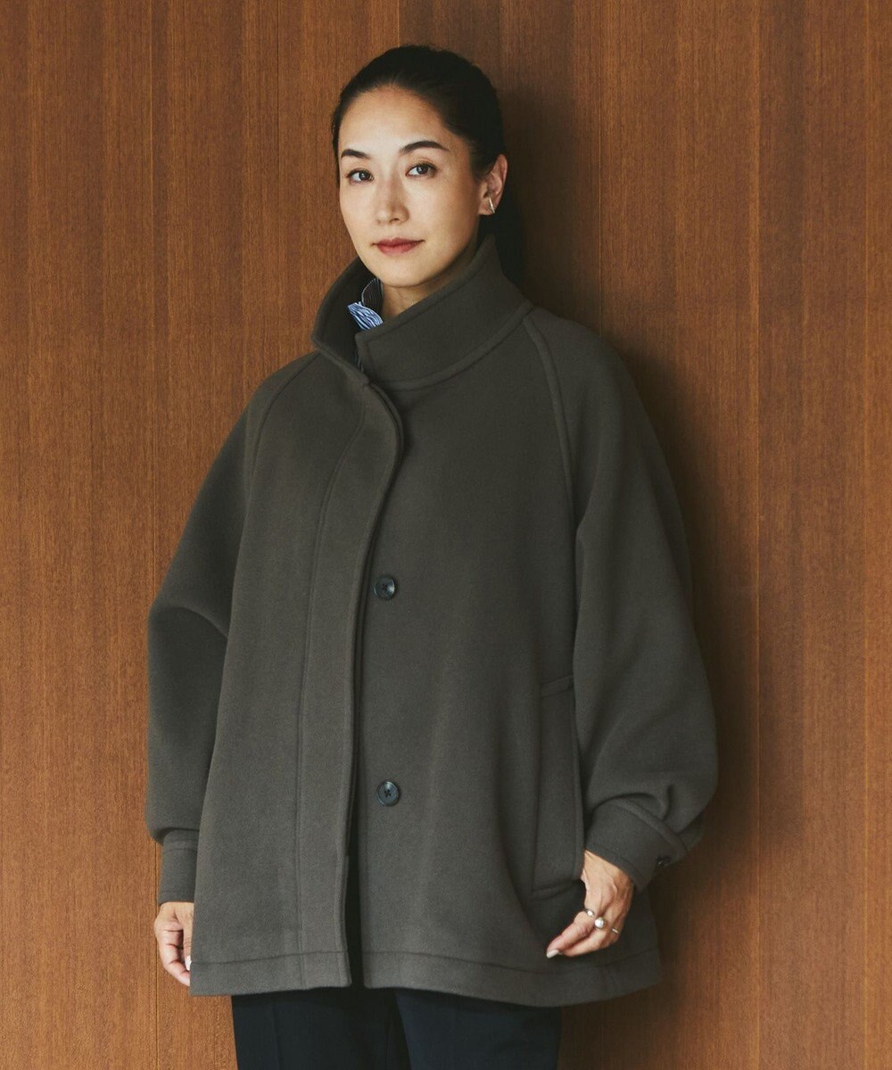 亀恭子さんコラボ ベロアウールスタンドカラーコート 番号nw36 Newans ファッション通販 公式通販 オンワード クローゼット