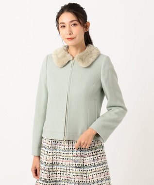 TOCCA SEVENTEEN SHORT ショートコート ライトグリーン系