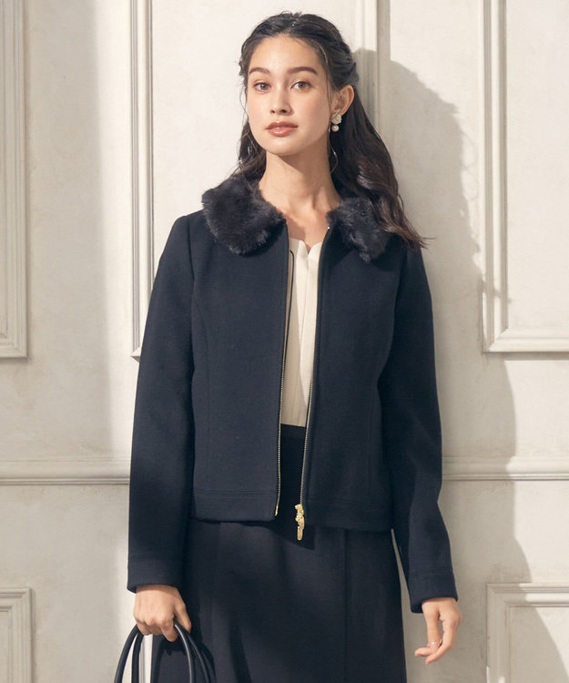 TOCCA SEVENTEEN SHORT ショートコート ブラック系