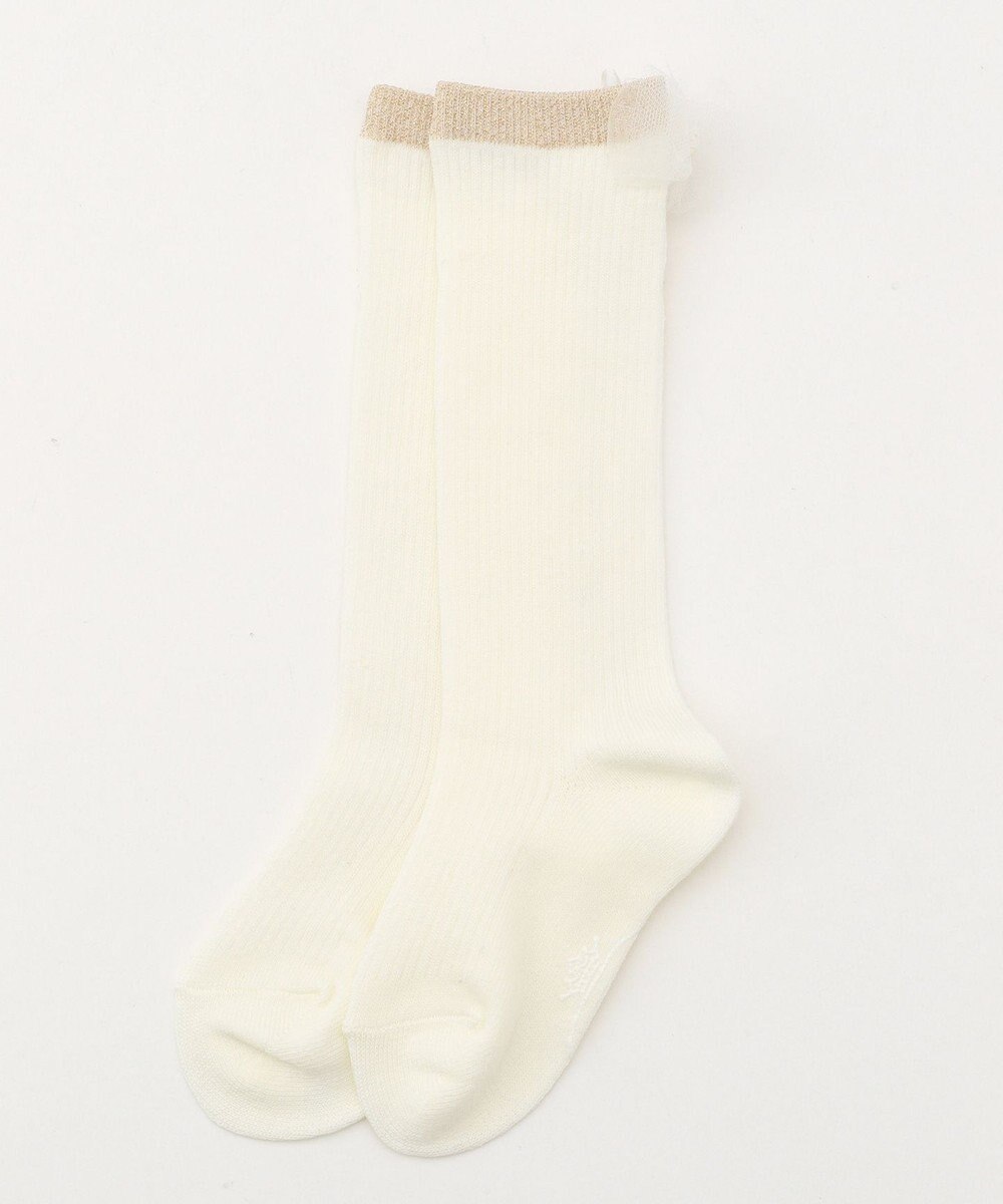 Kids雑貨 チュールリボンハイソックス 13 24cm Tocca Bambiniファッション通販 公式通販 オンワード クローゼット