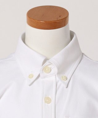 J.PRESS KIDS 【110-130cm】ツイルジャージー 半袖 シャツ ホワイト系