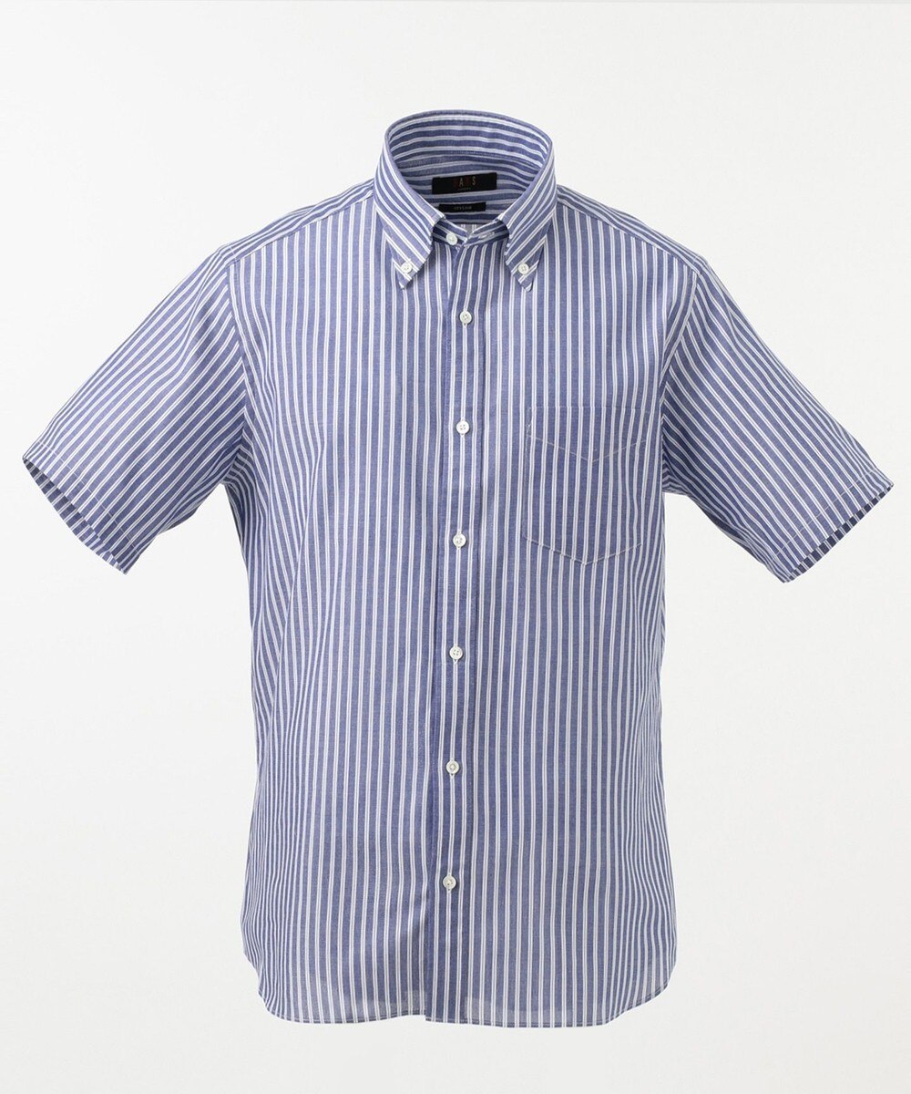 【オンワード】 DAKS>トップス カラミボールドストライプ シャツ ブルー LL メンズ 【送料無料】