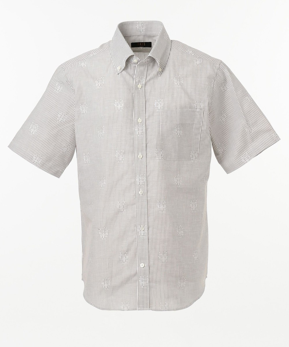 【オンワード】 DAKS>トップス クレストジャガード シャツ ブルー M メンズ 【送料無料】