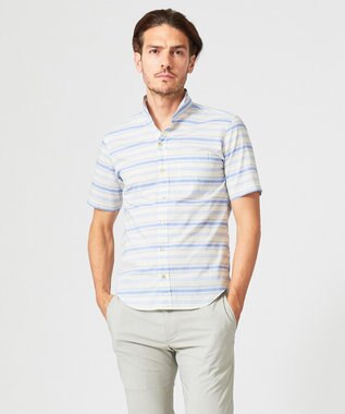 JOSEPH ABBOUD マルチボーダー シャツ