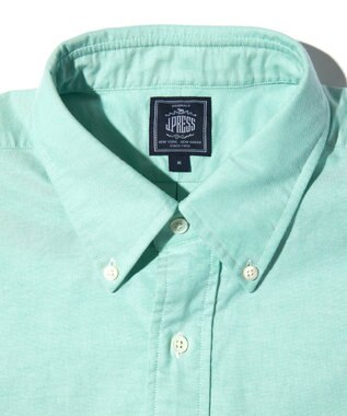 J.PRESS MEN 【J.PRESS ORIGINALS】IRVING B.D. SS  BIG SILHOUETTE /VINTAGE OXFORD スモーキーグリーン系