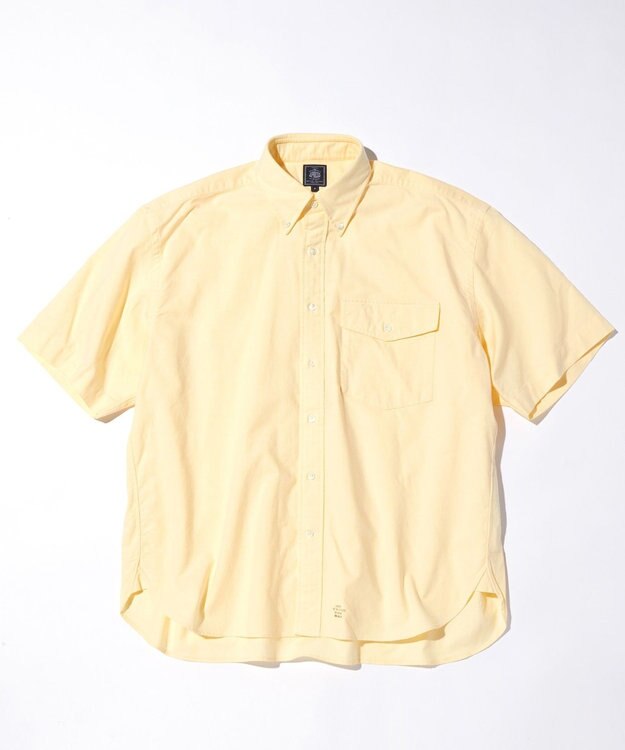 J.PRESS MEN 【J.PRESS ORIGINALS】IRVING B.D. SS  BIG SILHOUETTE /VINTAGE OXFORD ライトイエロー系