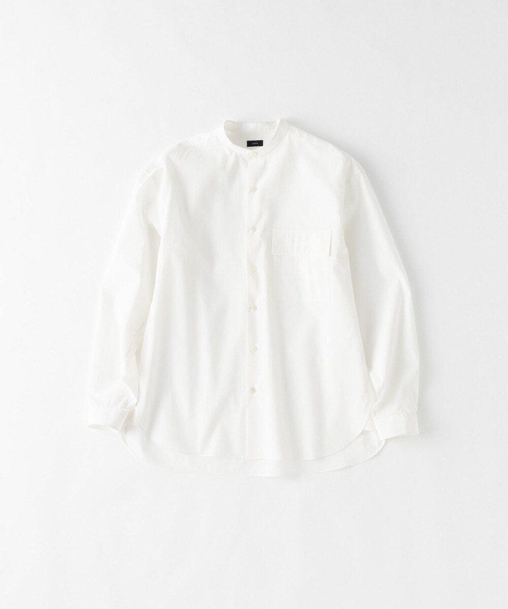 【オンワード】 JOSEPH MEN>トップス 【GLOBAL LINE】COLD MERCE POPLIN SHIRT ホワイト 50 メンズ 【送料無料】