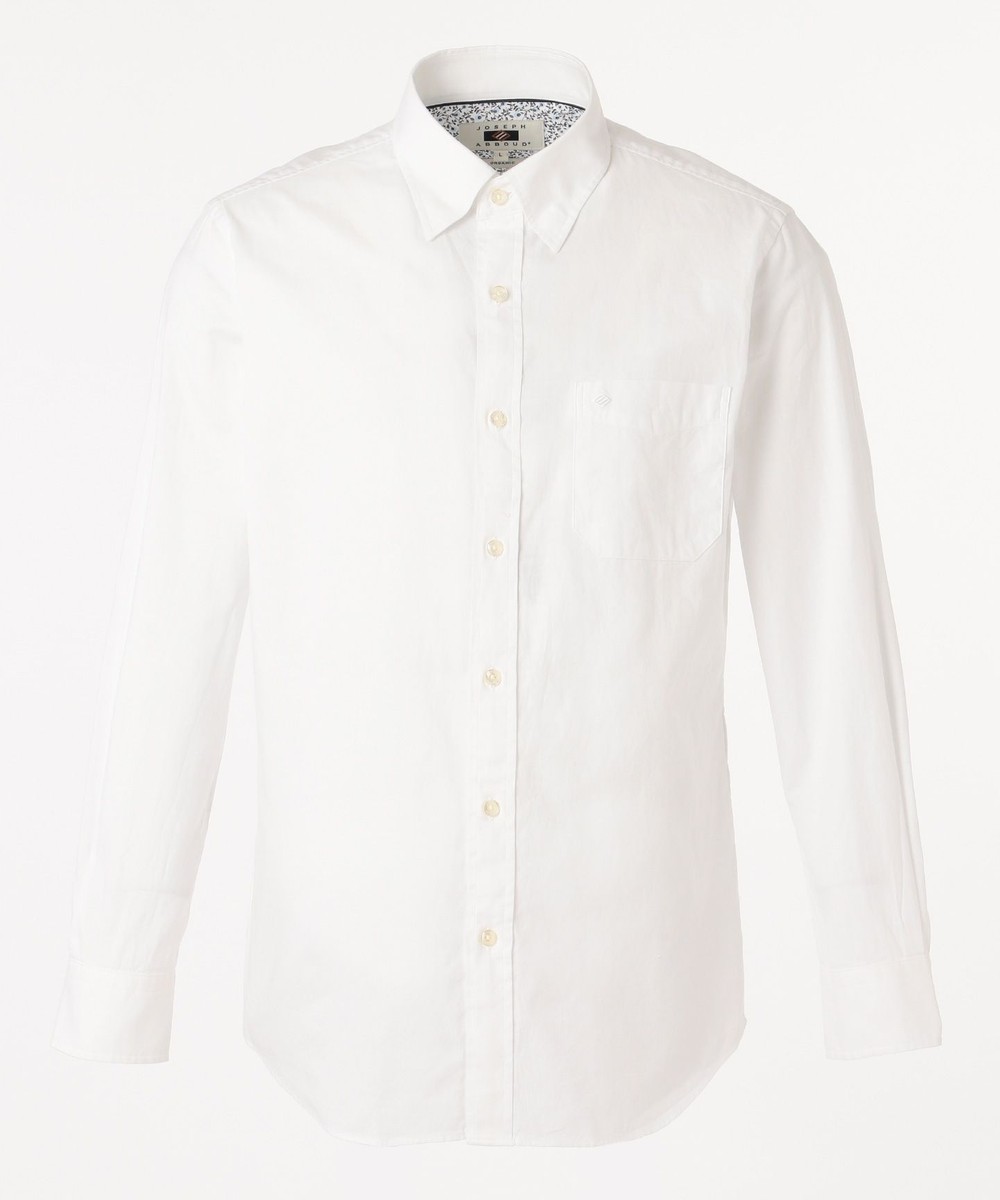 【オンワード】 JOSEPH ABBOUD>トップス 【JOE COTTON】スラブオックス シャツ ホワイト L メンズ 【送料無料】