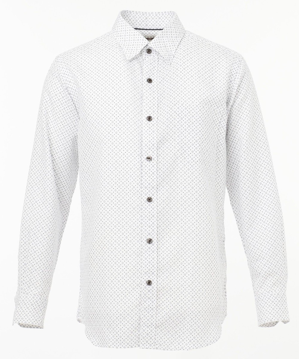 【オンワード】 JOSEPH ABBOUD>トップス ソアロンシャンブレープリント シャツ ネイビー M メンズ 【送料無料】