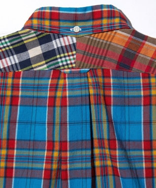 J.PRESS MEN 【J.PRESS ORIGINALS】IRVING B.D. SHIRTS BIG SILHOUETTE / CRAZY PATTERN ネイビー系8