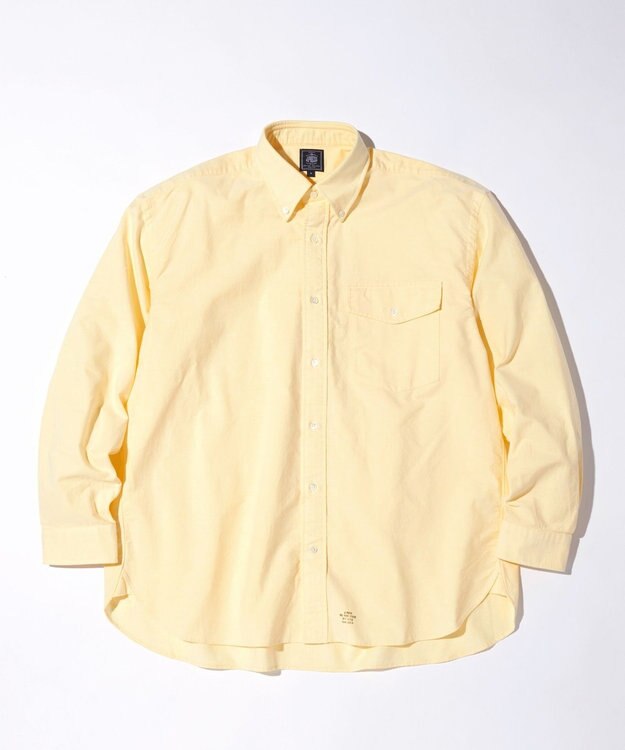 J.PRESS MEN 【J.PRESS ORIGINALS】IRVING B.D. SHIRTS BIG SILHOUETTE /VINTAGE OXFORD ライトイエロー系