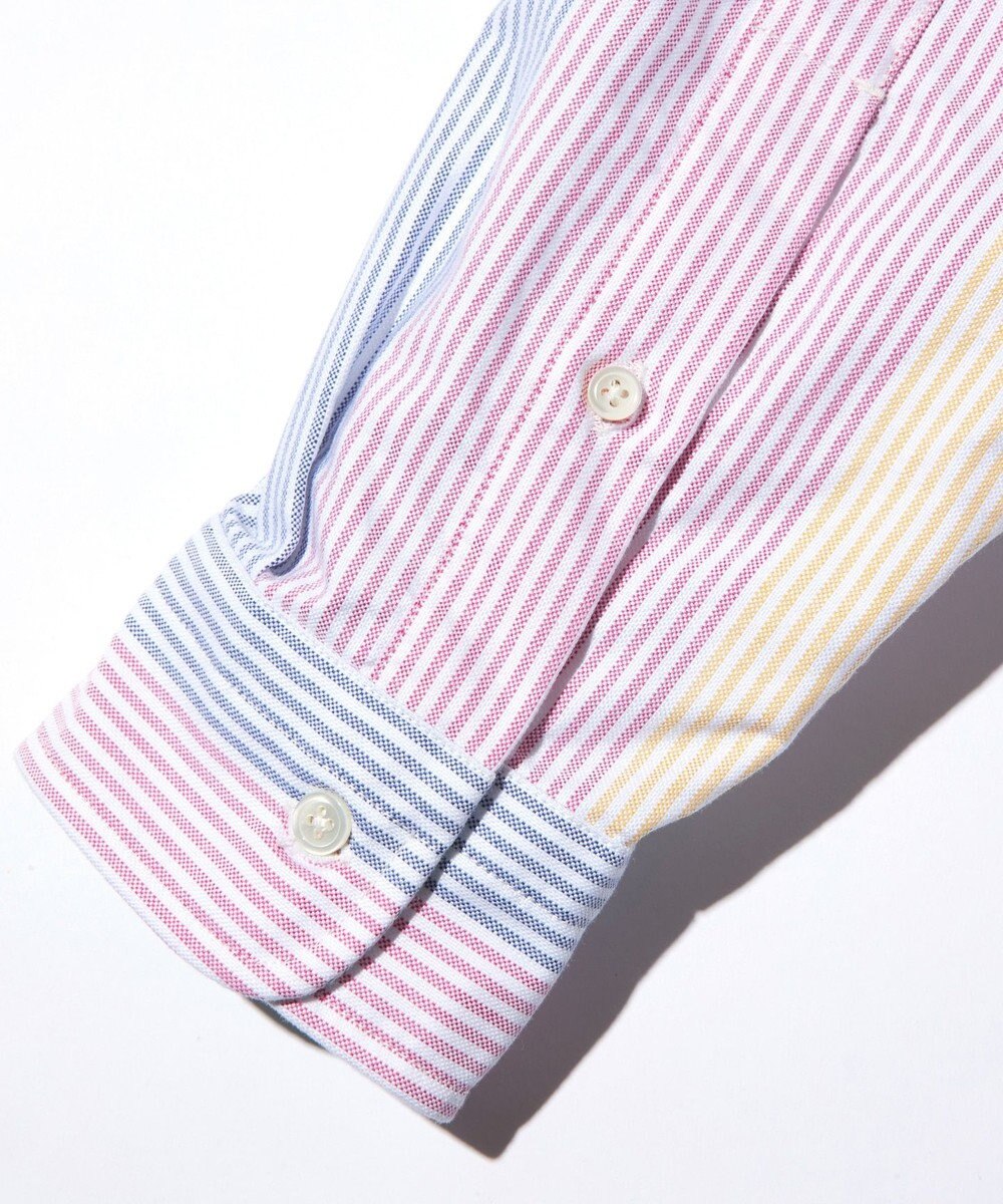 J.PRESS MEN 【J.PRESS ORIGINALS】IRVING B.D. SHIRTS BIG SILHOUETTE /CANDY STRIPE 